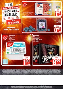 Bier im aktuellen EDEKA Prospekt (Wismar) Bier im EDEKA Prospekt "Top Angebote" mit 12 Seiten (Wismar)