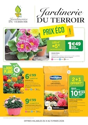 Catalogue Jardineries & Animaleries Jardineries du terroir en cours à Saint-Pierre-d'Albigny et alentours, "PRIX ÉCO !", 4 pages, 04/03/2026 - 15/03/2026