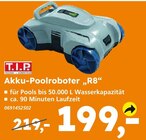 Akku-Poolroboter „R8“ im Globus-Baumarkt Prospekt Akku-Poolroboter „R8“ von T.I.P im aktuellen Globus-Baumarkt Prospekt für 199,00 €