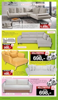 Couch im Möbel Inhofer Prospekt "ÜBER 950 ARTIKEL EXTREM REDUZIERT!" mit 12 Seiten (Augsburg)