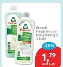 Neutral- oder Essig Reiniger von Frosch im aktuellen budni Prospekt