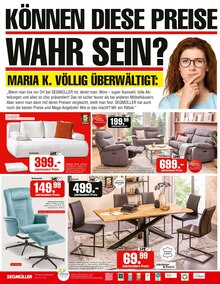 Couch im Segmüller Prospekt "Wie geschenkt - 100 Jahre Segmüller" mit 6 Seiten (Nürnberg)