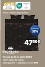 Parure de lit en satin erna - KRONBORG - Jysk à Argenteuil Parure de lit en satin erna - KRONBORG en promo chez Jysk Argenteuil à 47,50 €
