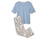 7/8-Pyjama-Set, hellblau von  im aktuellen Tchibo Prospekt für 19,99 €
