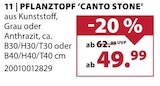 Pflanztopf 'Canto Stone' bei Dehner Garten-Center im Nohra Prospekt für 49,99 €