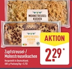 Zupfstreuselkuchen im ALDI Nord Prospekt Zupfstreuselkuchen im aktuellen ALDI Nord Prospekt für 2,29 €