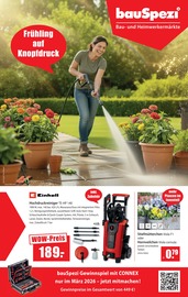 Aktueller bauSpezi Prospekt mit Drucker, "Frühling auf Knopfdruck!", Seite 1