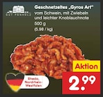 Aktuelle Gyros Angebote bei Netto Marken-Discount in Köln Aktuelles Geschnetzeltes Gyros Art Angebot bei Netto Marken-Discount in Köln ab 2,99 €