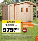 Blockbohlenhaus Bologna im Angebot bei OBI in Hannover Blockbohlenhaus Bologna Angebote von Weka bei OBI Hannover für 979,99 €