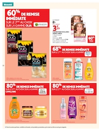 Prix et réduction Coloration dans le prospectus Auchan Supermarché en cours Offre Coloration dans le catalogue Auchan Supermarché du moment à la page 22