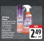 Reiniger im Angebot bei EDEKA in Zwickau Reiniger Angebote von Cillit Bang bei EDEKA Zwickau für 2,49 €