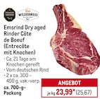 Entrecote im METRO Prospekt Dry aged Rinder Côte de Boeuf (Entrecôte mit Knochen) von Emsrind im aktuellen METRO Prospekt für 25,67 €