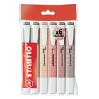 Pack de 6 surligneurs Stabilo Ecopack Swingcool Nature Colors - Stabilo en promo chez Fnac Pack de 6 surligneurs Stabilo Ecopack Swingcool Nature Colors - Stabilo dans le catalogue Fnac