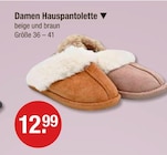 Damen Hauspantoletten im V-Markt Prospekt Damen Hauspantoletten von im aktuellen V-Markt Prospekt für 12,99 €