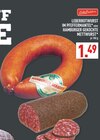 Marktkauf Voerde - Leberrotwurst im Pfeffermantel Angebot im Prospekt Leberrotwurst im Pfeffermantel bei Marktkauf im Voerde Prospekt für 1,49 €