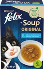 Nassfutter Katze mit Kabeljau, Thunfisch, Scholle, Soup Original Angebote von Felix bei dm-drogerie markt Hof für 2,25 €