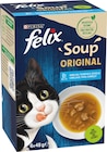 Nassfutter Katze mit Kabeljau, Thunfisch, Scholle, Soup Original Angebote von Felix bei dm-drogerie markt Duisburg für 2,25 €