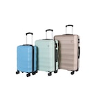 Valise rigide Dakar en promo chez Carrefour Valise rigide Dakar dans le catalogue Carrefour
