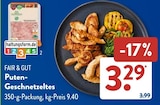 Puten-Geschnetzeltes von Fair & Gut im aktuellen ALDI SÜD Prospekt