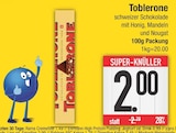 schweizer Schokolade mit Honig, Mandeln und Nougat im EDEKA Prospekt schweizer Schokolade mit Honig, Mandeln und Nougat von Toblerone im aktuellen EDEKA Prospekt für 2,00 €