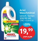 Waschmittel im Angebot bei budni in Buchholz Waschmittel Angebote von Ariel bei budni Buchholz für 19,99 €