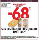 68% de remise immédiate sur le 2ème sur les barquettes qualité traiteur - Intermarché Super 68% de remise immédiate sur le 2ème sur les barquettes qualité traiteur dans le catalogue Intermarché Super