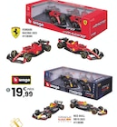 Pack de 2 voitures de course 1/43ème - Burago en promo chez JouéClub Le Mans à 19,99 €