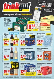 Trinkgut Prospekt für Bad Münstereifel mit 10 Seiten Trinkgut Prospekt für Bad Münstereifel: "Aktuelle Angebote", 10 Seiten, 31.08.2026 - 05.09.2026
