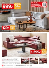 Wohnzimmertisch im XXXLutz Möbelhäuser Prospekt Wohnzimmertisch im XXXLutz Möbelhäuser Prospekt "NR.1 BEIM PREIS" auf Seite 4
