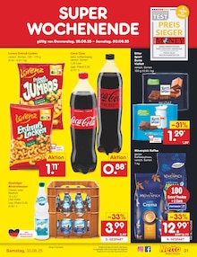 Coca Cola im Netto Marken-Discount Prospekt "Aktuelle Angebote" mit 65 Seiten (Rostock)