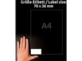 3490, weiß, Universal-Etiketten 210 x 297 mm 70 36 A4 Inhalt: 720 Etiketten / 30 Bogen im MediaMarkt Saturn Prospekt 3490, weiß, Universal-Etiketten 210 x 297 mm 70 36 A4 Inhalt: 720 Etiketten / 30 Bogen von AVERY ZWECKFORM im aktuellen MediaMarkt Saturn Prospekt für 14,99 €