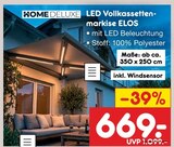 LED Vollkassettenmarkise ELOS Angebote von Home Deluxe bei Netto Marken-Discount Altenburg für 669,00 €