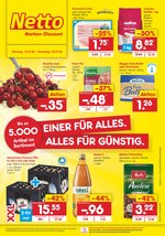 Netto Marken-Discount Prospekt für Nürnberg mit 45 Seiten Netto Marken-Discount Prospekt für Nürnberg: "Einer für Alles. Alles für günstig.", 45 Seiten, 13.07.2020 - 18.07.2020