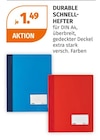 Schnellhefter Blau im Müller Prospekt Schnellhefter Blau von Durable im aktuellen Müller Prospekt für 1,49 €
