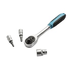 Coffret clé à cliquet carré 1/4'' + douilles 6 pans 4-13 mm et embouts 27 pièces - Norauto Coffret clé à cliquet carré 1/4'' + douilles 6 pans 4-13 mm et embouts 27 pièces à 17,99 € dans le catalogue Norauto