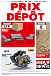 Prospectus Brico Dépôt à Vitrolles, "PRIX DÉPÔT", 1 page, 24/04/2026 - 29/04/2026