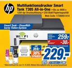 Multifunktionsdrucker Smart Tank 7305 All-in-One im Angebot bei expert in Hanau Multifunktionsdrucker Smart Tank 7305 All-in-One Angebote von HP bei expert Hanau für 229,00 €