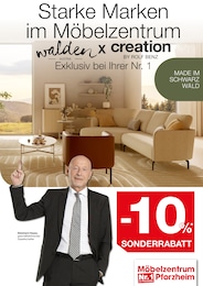 Möbelzentrum Pforzheim Prospekt: "STARKE MARKEN IM MÖBELZENTRUM", 12 Seiten, 01.04.2026 - 15.04.2026