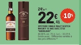Speyside Single Malt Scotch Whisky 10 Ans avec Étui à E.Leclerc dans Blaise Speyside Single Malt Scotch Whisky 10 Ans avec Étui à E.Leclerc dans Blaise