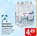 Gerolsteiner Mineralwasser Angebote bei famila Nordost Celle für 4,49 €