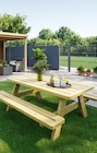 Promo Table de jardin "pique-nique" avec bancs rabattables à 270,00 € dans le catalogue Tout Faire à Saint-Quentin