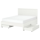 IKEA Saarlouis - Bettgestell +4 Schubl/Mitba/Fedhzra weiß/Luröy 160x200 cm Angebot im Prospekt Bettgestell +4 Schubl/Mitba/Fedhzra weiß/Luröy 160x200 cm bei IKEA im Saarlouis Prospekt für 439,00 €