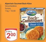 Gourmet Back-Käse im Angebot bei GLOBUS in Leipzig Gourmet Back-Käse Angebote von Alpenhain bei GLOBUS Leipzig für 2,00 €