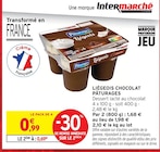 Liégeois Chocolat - Pâturages en promo chez Intermarché Super Liégeois Chocolat - Pâturages dans le catalogue Intermarché Super