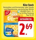Käse-Snack Butterkäse und Emmentaler von GUT&GÜNSTIG im aktuellen EDEKA Prospekt für 2,69 €