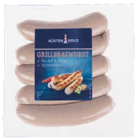 Rostbratwurst im Angebot bei nah&frisch in Osnabrück Rostbratwurst Angebote von KÜSTEN GOLD bei nah&frisch Osnabrück für 3,49 €