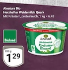 Herzhafter Weidemilch Quark von Alnatura im aktuellen GLOBUS Prospekt