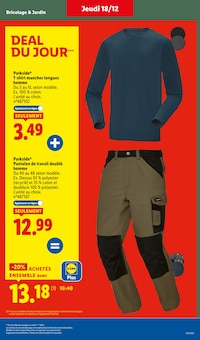 Promotion Jean Homme dans le prospectus Lidl, valable du 18/12/2025 au 24/12/2025 Promo Jean Homme dans le catalogue Lidl du moment à la page 41