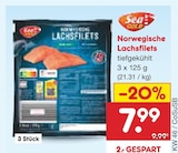 Norwegische Lachsfilets von Sea Gold im aktuellen Netto Marken-Discount Prospekt