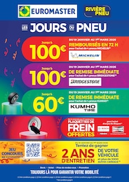 Prospectus Euromaster à Lavardac, "LES JOURS DU PNEU", 9 pages, 09/02/2026 - 22/02/2026